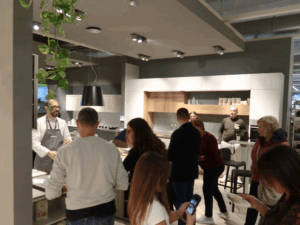 Show Cooking Samsung presso Stosa Cucine / Supercasa di Bucciantini di Campiglia Marittima (LI) con Chef Andrea Frizzarin